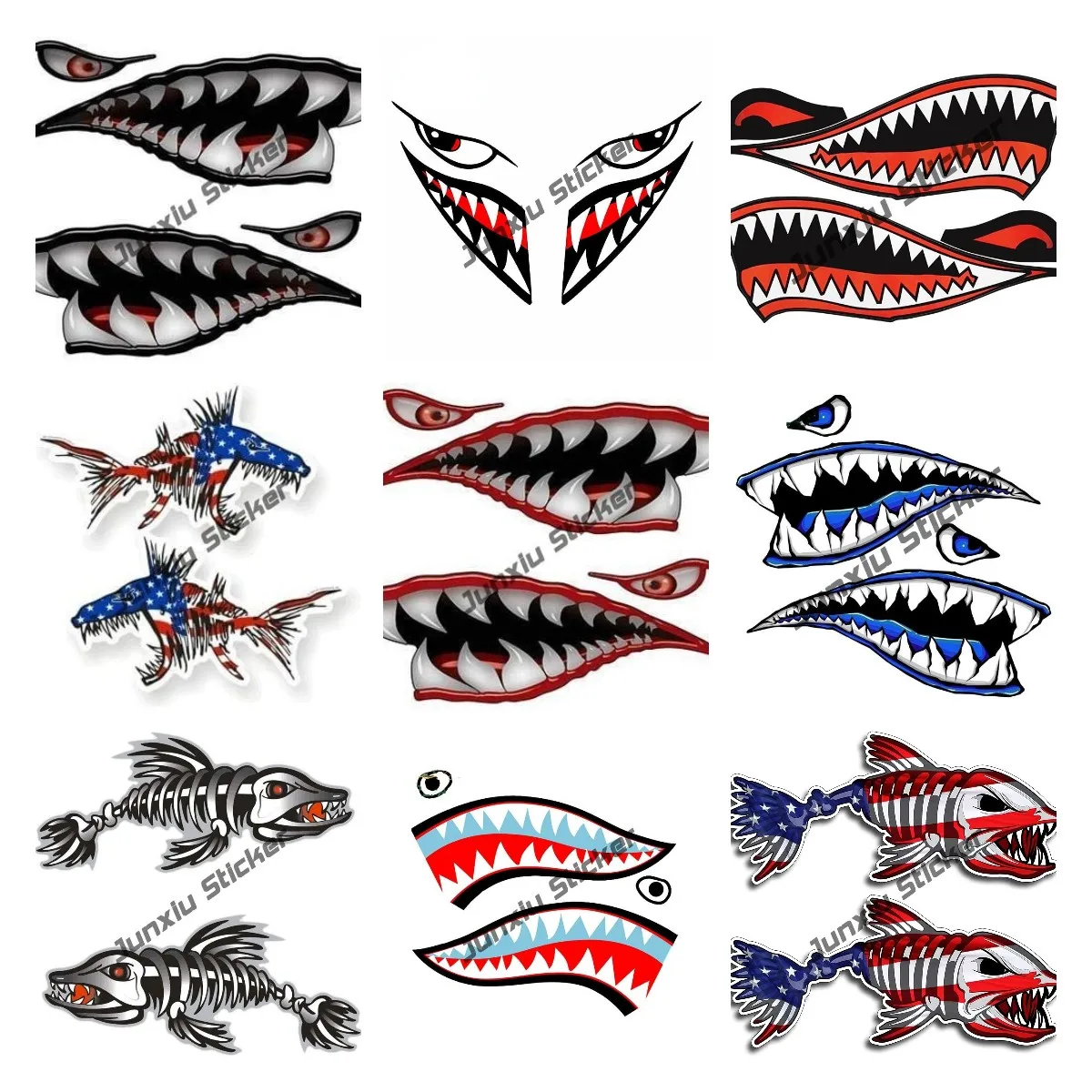 Wall Art Warhawk Shark Tiger S - Fishing Boat Oar 评论和价格
