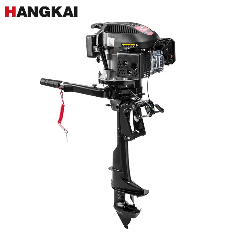 New Air Cooled HANGKAI 6HP 4 S - Fishing Boat Outboard Motor 评论和价格