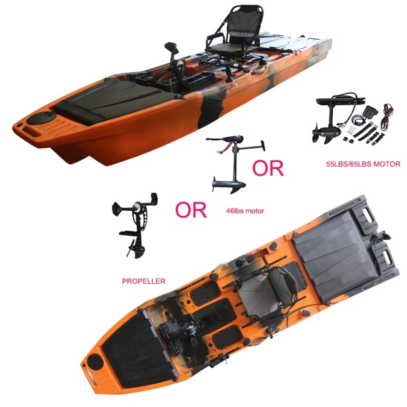 Vicking 12.6FT Single Kayak Pe - Fishing Boat Trolling Motor 评论和价格
