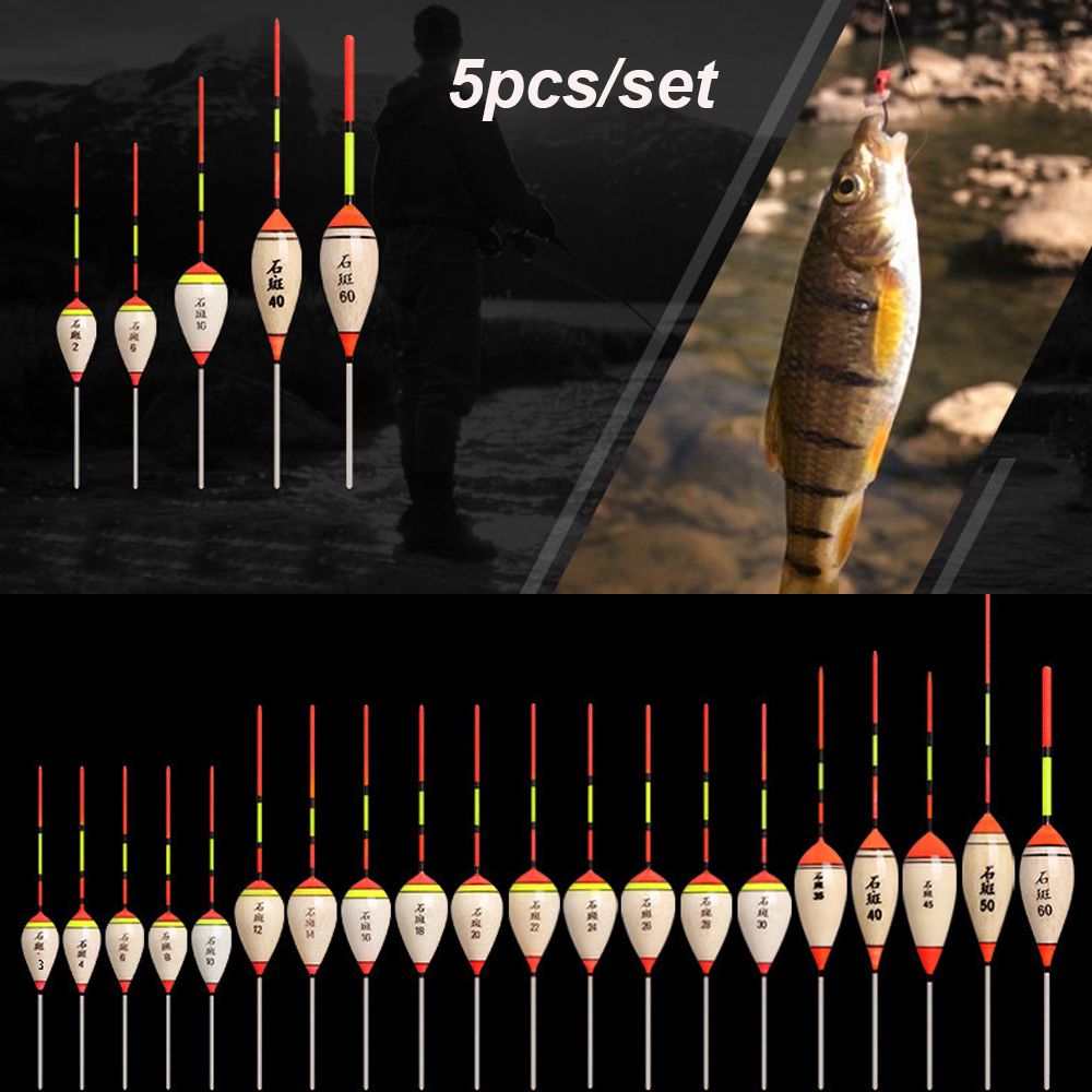 5pcs Fishing Floats Balsa Wood - Fishing Boat Oar 评论和价格