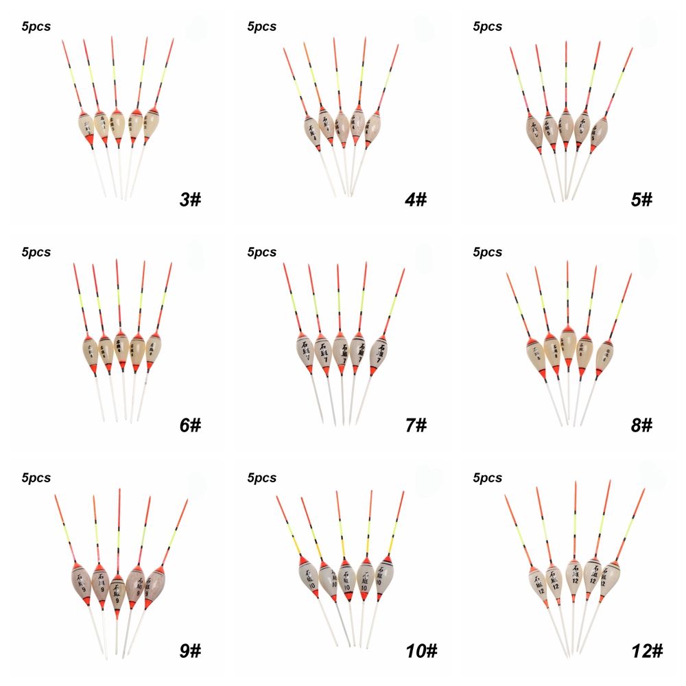 5pcs Fishing Floats Balsa Wood - Fishing Boat Oar 评论和价格